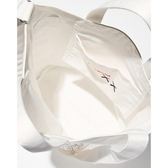 Uniqlo KAWS + Andy Warhol 2-Way Tote Bag in Off White - Picture 3 of 11